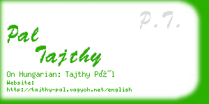 pal tajthy business card